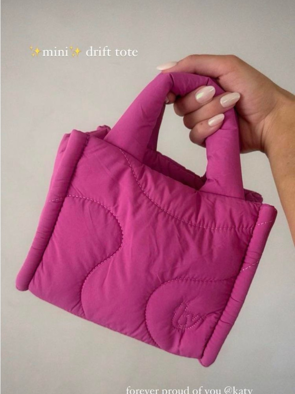 NWT Set of two Thirty Years “The mini drift tote” in Blush and Pink color - Picture 5 of 10